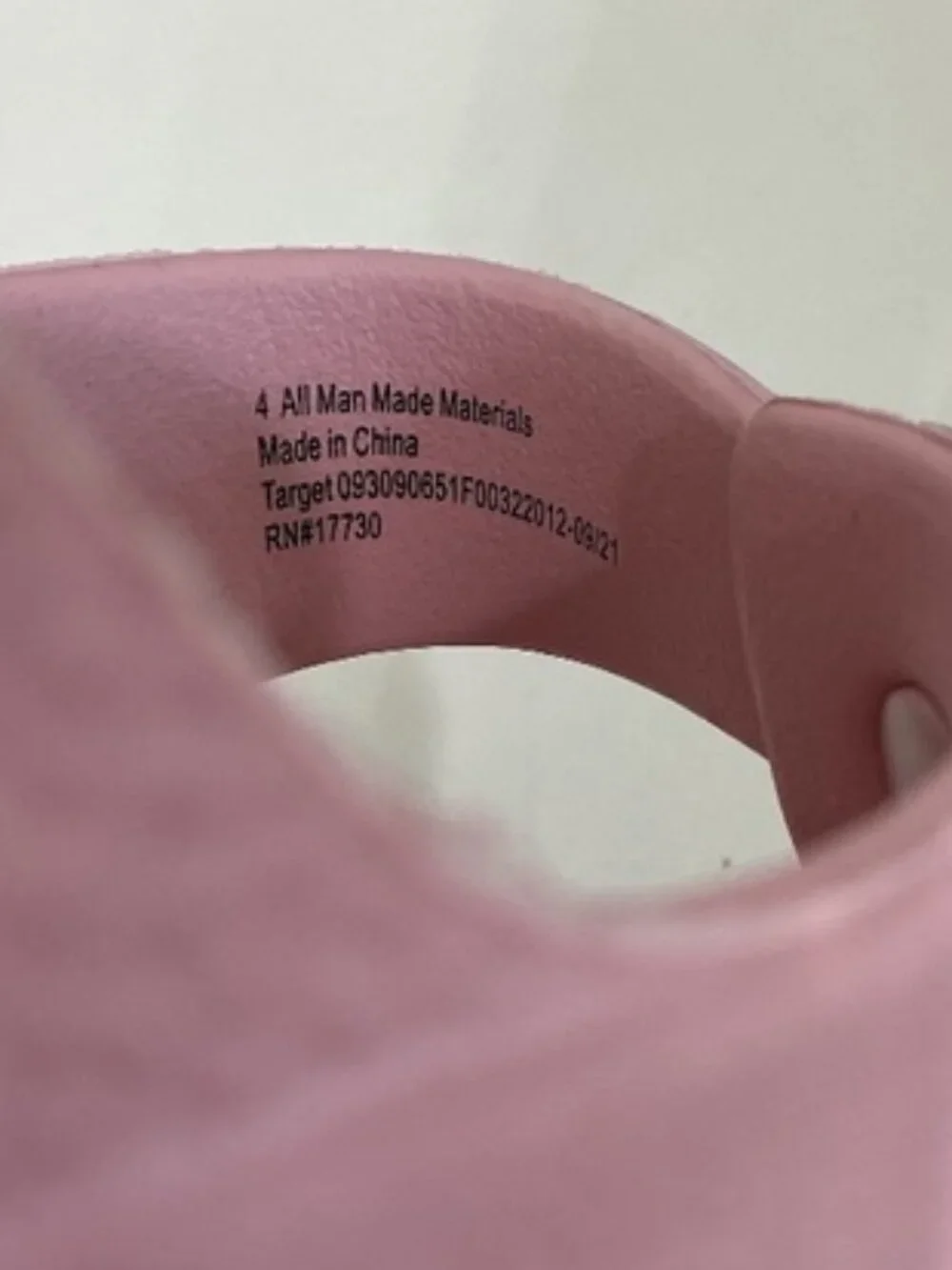 Cat & Jack Pink Slide Sandals Girls Sz 4